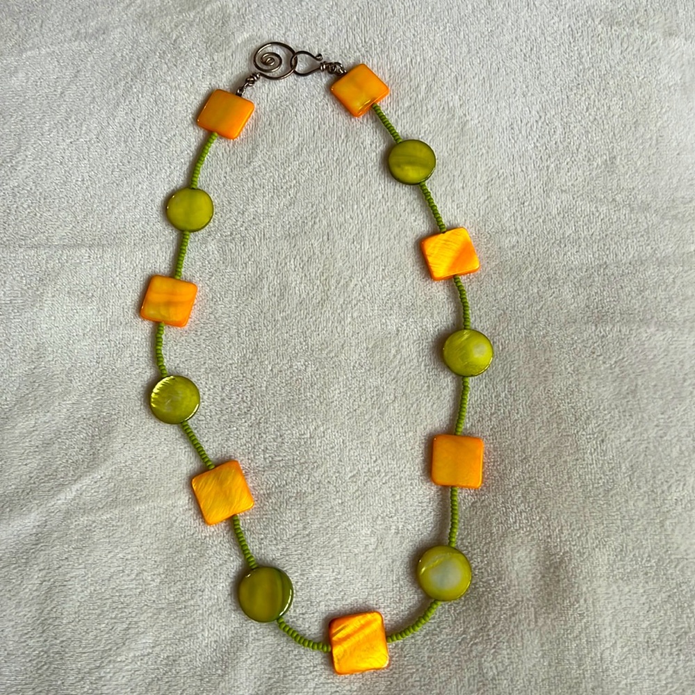Fall colored Necklace